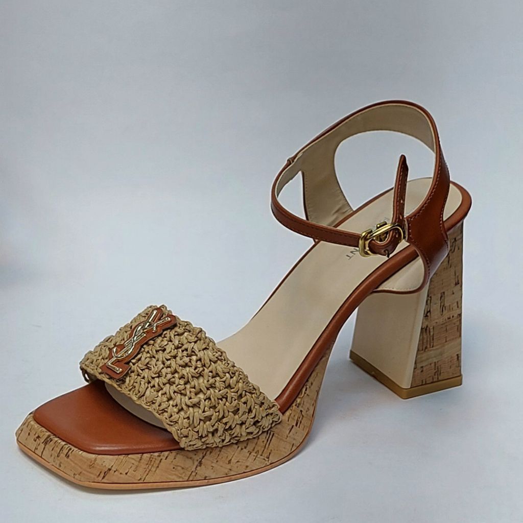 خرید انلاین کفش مجلسی زنانه پاشنه بلند کنفی طرح YSL