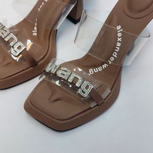 فروش اینترنتی کفش مجلسی زنانه پاشنه بلند طلقی الکساندر وانگ موکا