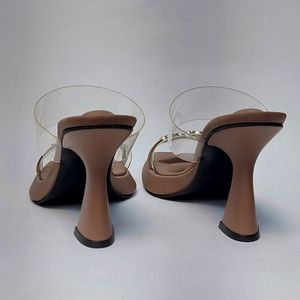 خرید انلاین کفش مجلسی زنانه پاشنه بلند طلقی الکساندر وانگ موکا