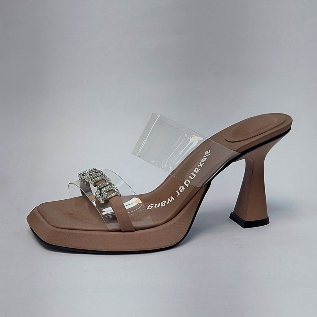 مشخصات کفش مجلسی زنانه پاشنه بلند طلقی الکساندر وانگ موکا