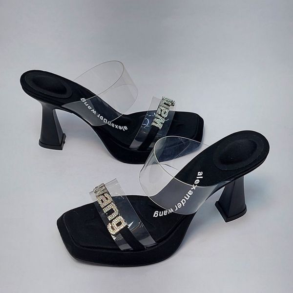 کفش مجلسی زنانه پاشنه بلند طلقی الکساندر وانگ مشکی