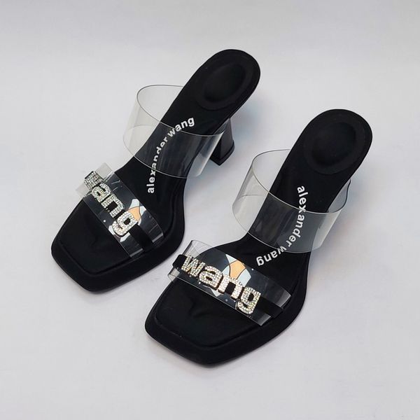 کفش مجلسی زنانه پاشنه بلند طلقی الکساندر وانگ مشکی