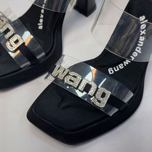 قیمت ارزان کفش مجلسی زنانه پاشنه بلند طلقی الکساندر وانگ مشکی