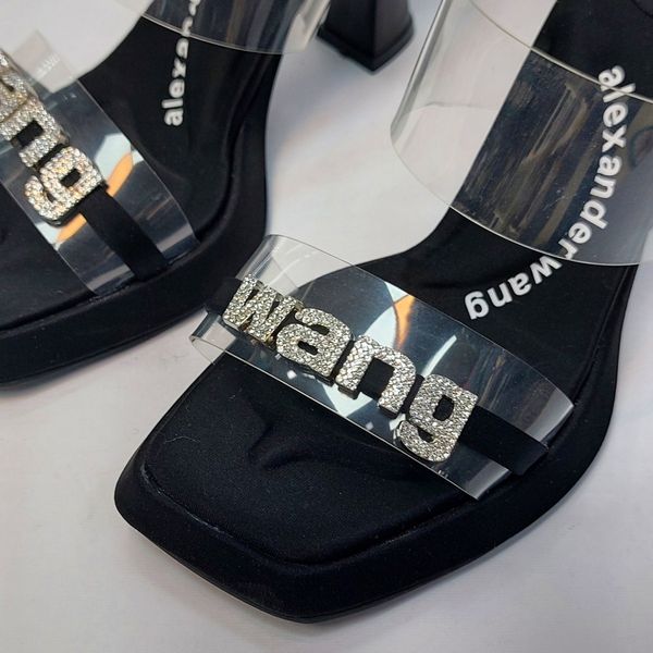 کفش مجلسی زنانه پاشنه بلند طلقی الکساندر وانگ مشکی