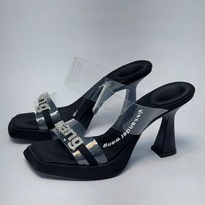 قیمت ارزان کفش مجلسی زنانه پاشنه بلند طلقی الکساندر وانگ مشکی