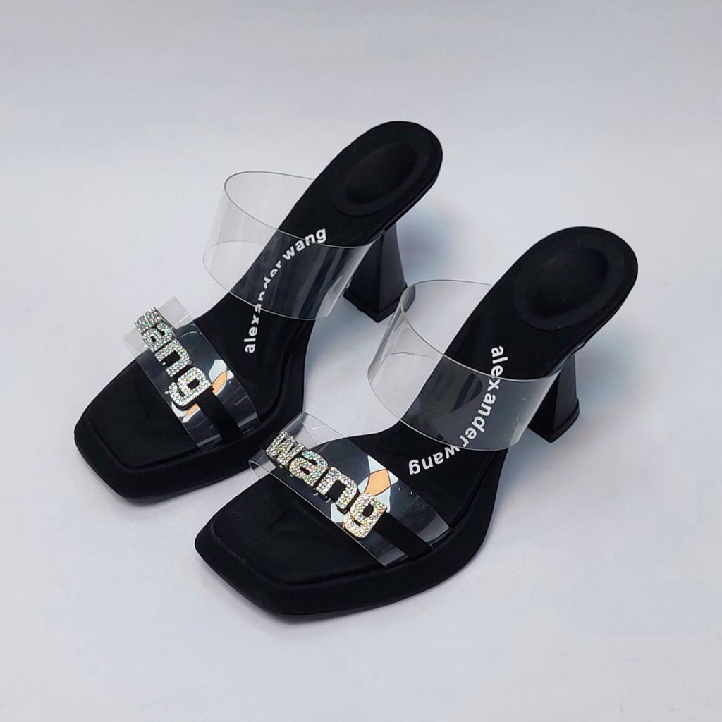 خرید آنلاین کفش مجلسی زنانه پاشنه بلند طلقی الکساندر وانگ مشکی