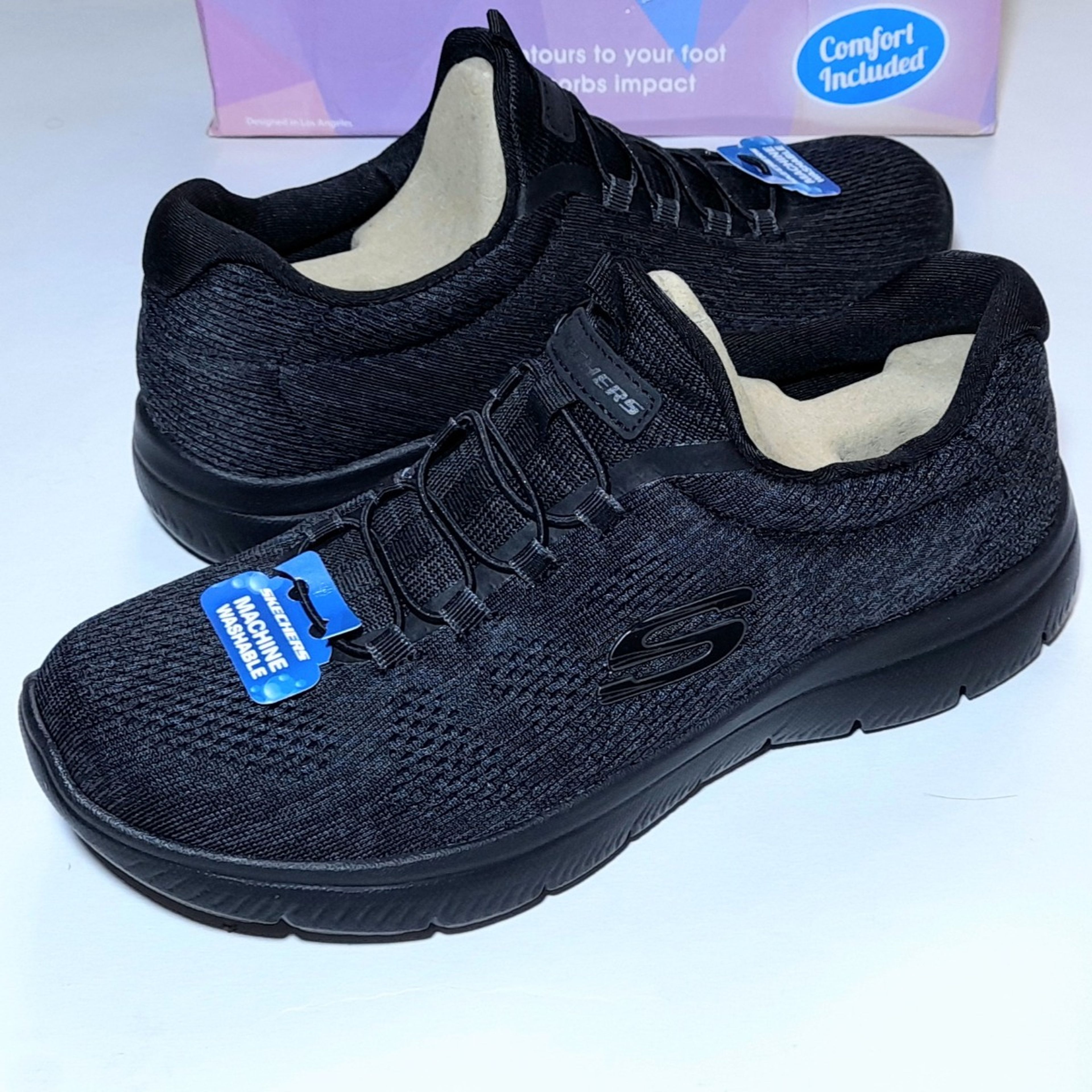 خرید اینترنتی کفش زنانه راحتی اسکچرز Skechers Summits بند کشی اورجینال
