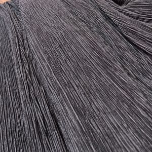 پارچه پلیسه مشکی ریز