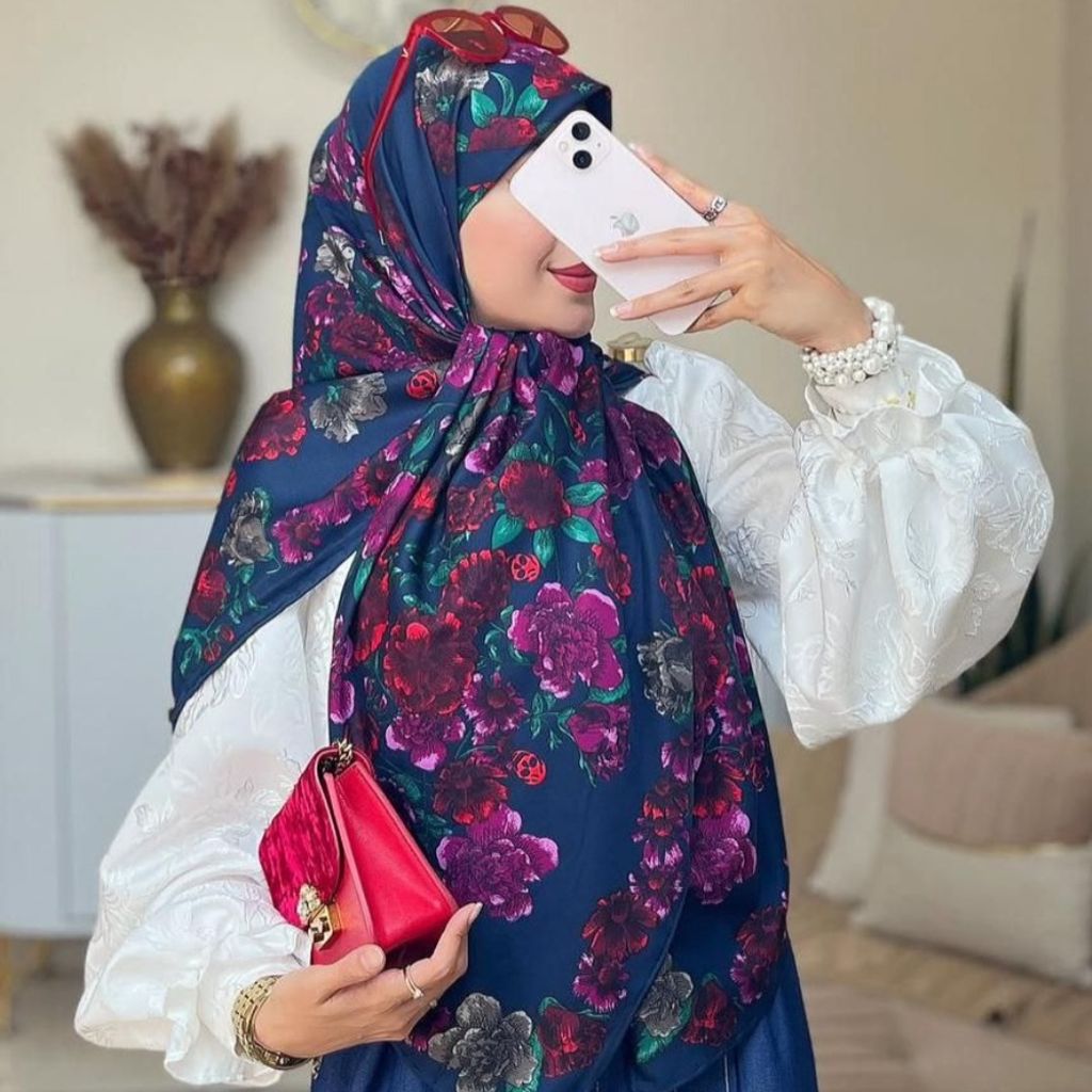 خرید اینترنتی روسری ابریشم توییل