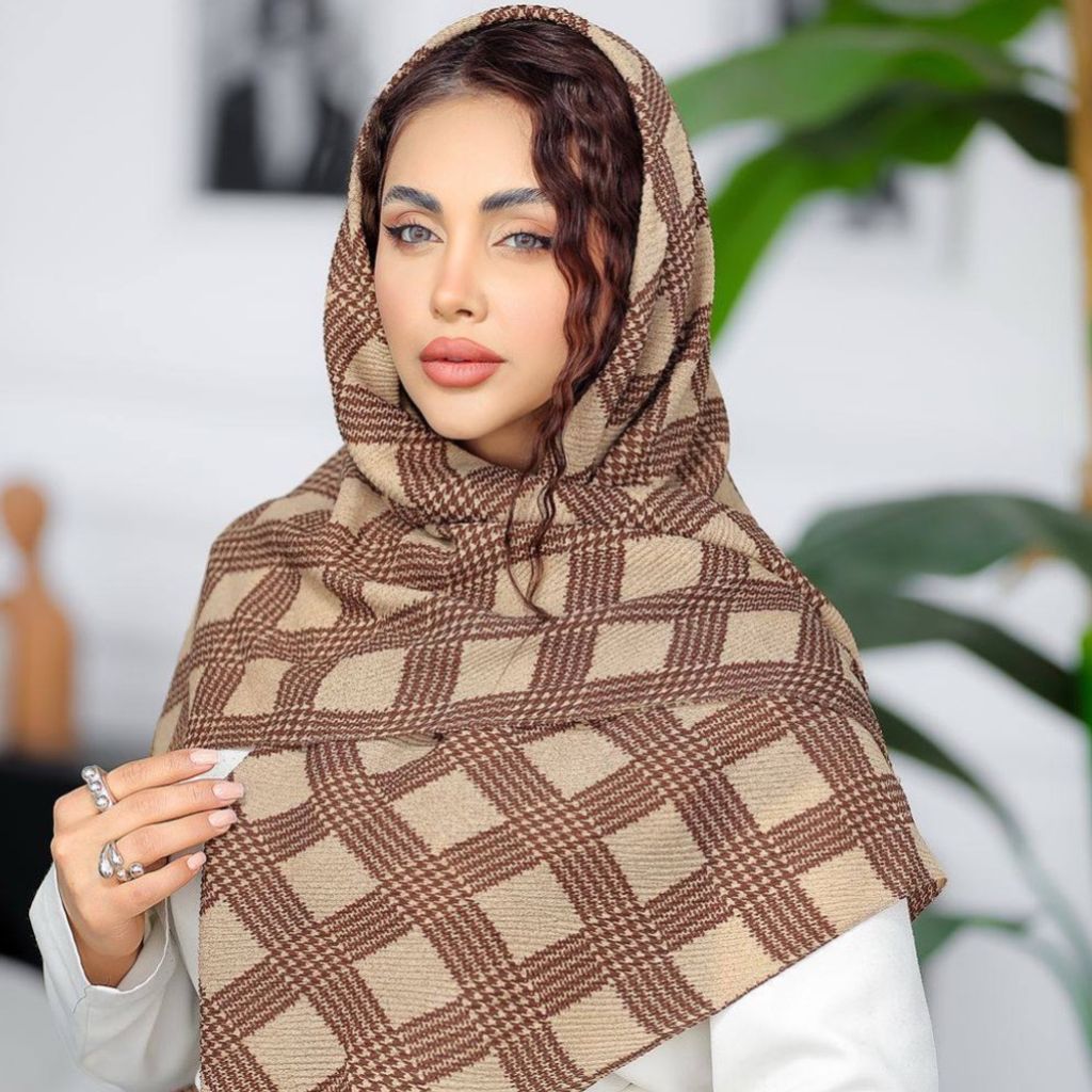 قیمت روسری نخی پلیسه برشکا