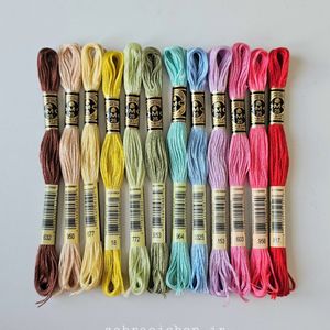 پک 12 عددی نخ دمسه اصل فرانسه