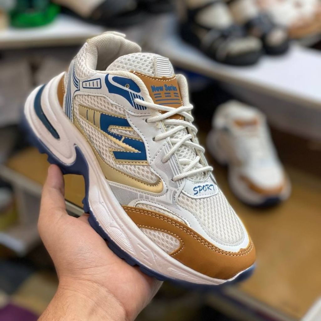 قیمت ارزان کفش لژدار زنانه طرح لاوان رنگ سفید ابی