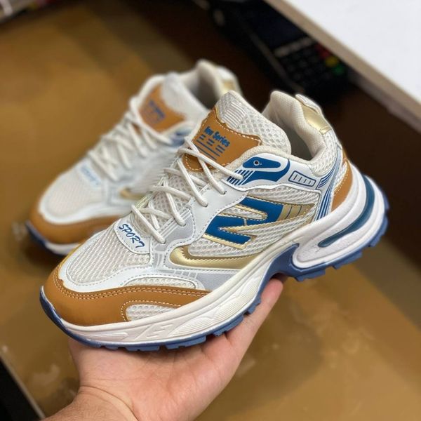 کفش لژدار زنانه طرح لاوان رنگ سفید ابی