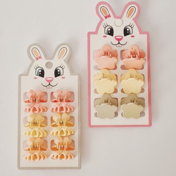 مینی کلیپس مو دخترانه پک 6 عددی