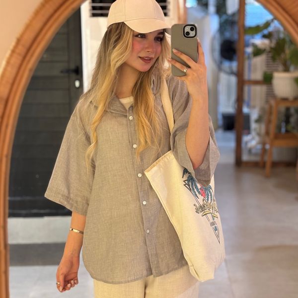 شومیز راه راه توسی