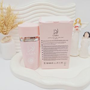 ادکلن زنانه لارا صورتی کمرنگ خوشبووو وارداتی حجم 100 میل