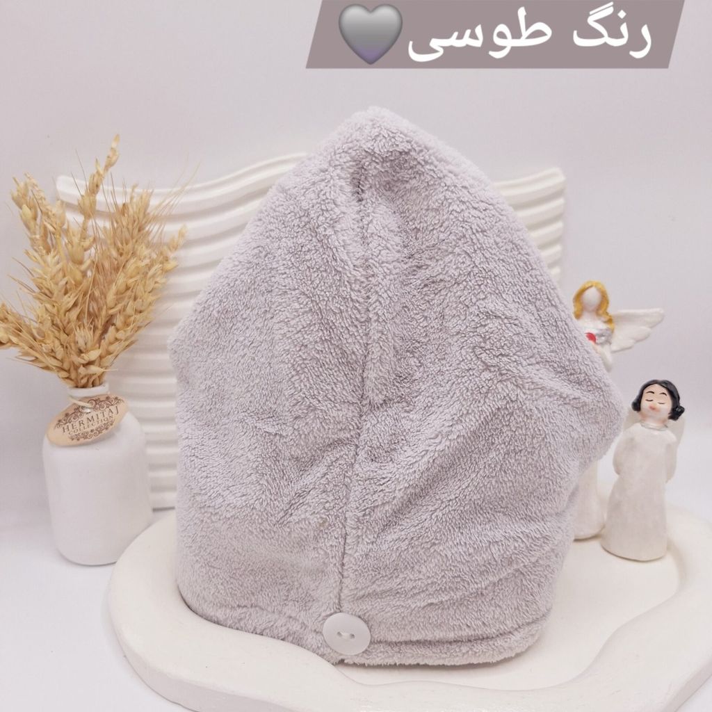 خرید انلاین حوله حمام ساده دکمه ای
