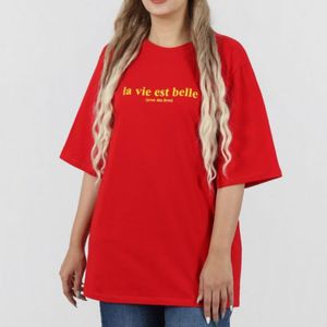 خرید اینترنتی تیشرت لانگ نوشته