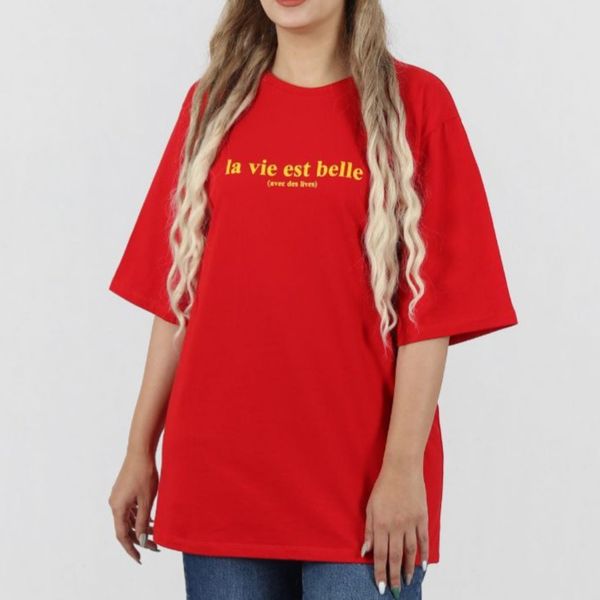 تیشرت لانگ زنانه پنبه