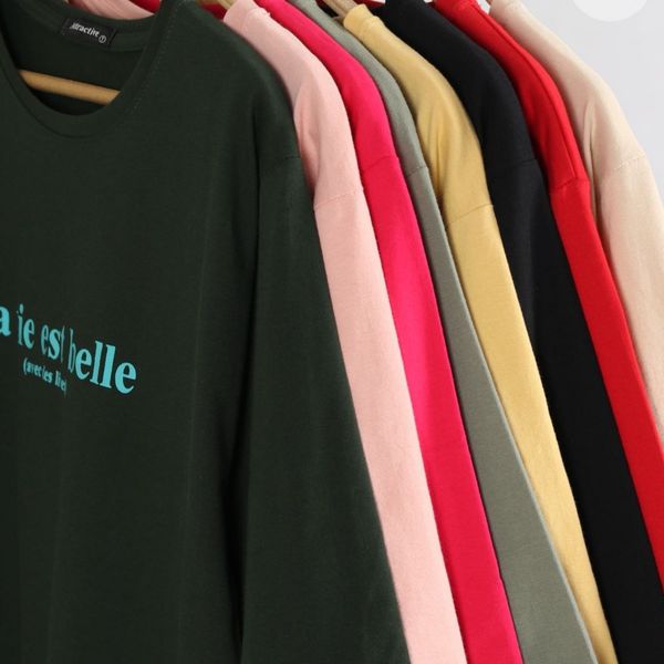 تیشرت لانگ زنانه پنبه