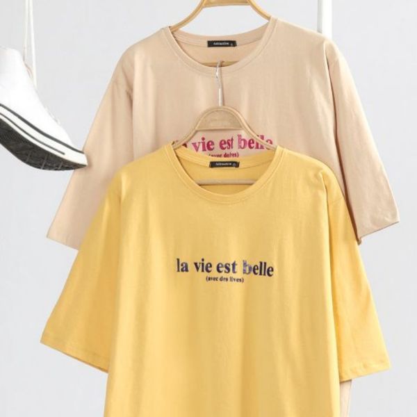 تیشرت لانگ زنانه پنبه