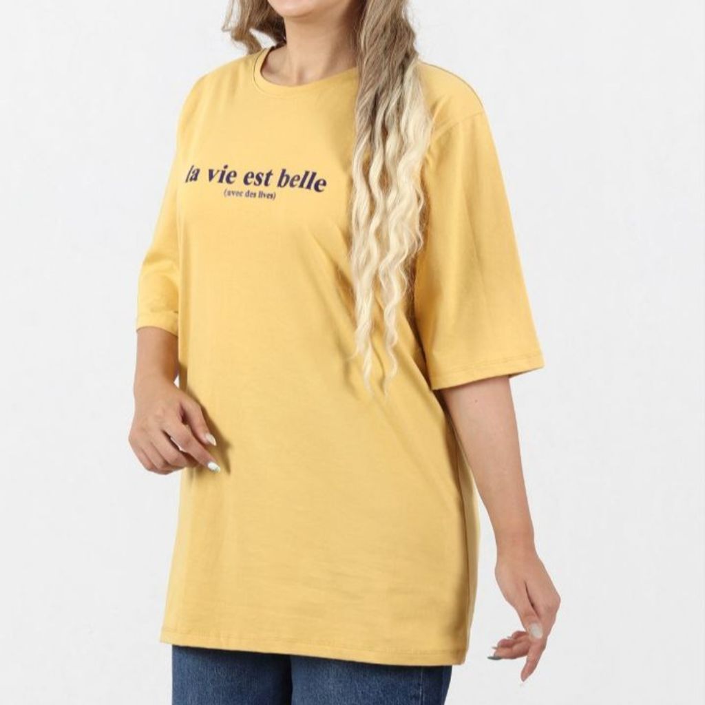 مشخصات تیشرت لانگ نوشته