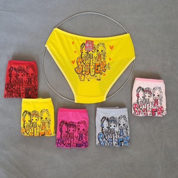 شورت زنانه نخی پشت چاپی فانتزی سایز ایکس لارج بسته 6 عددی