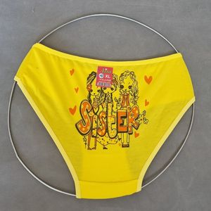 قیمت ارزان شورت زنانه نخی پشت چاپی فانتزی سایز ایکس لارج بسته 6 عددی