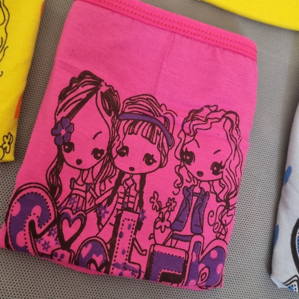 مشخصات شورت زنانه نخی پشت چاپی فانتزی سایز ایکس لارج بسته 6 عددی