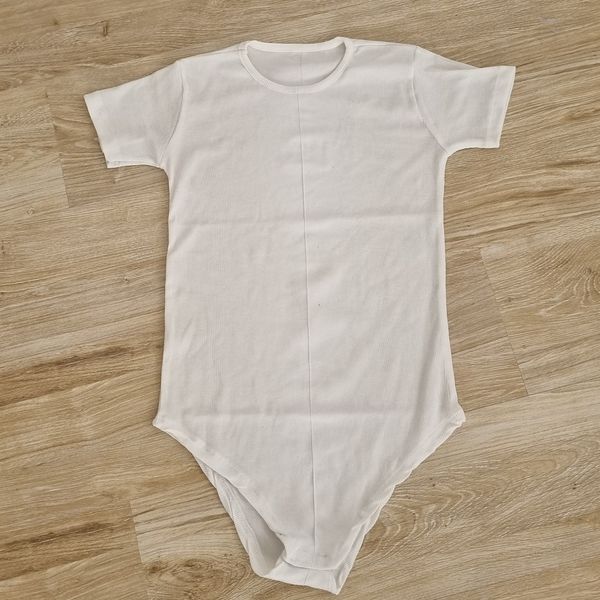 بادی کبریتی زنانه فری سایز تا 48 مدل یقه ساده