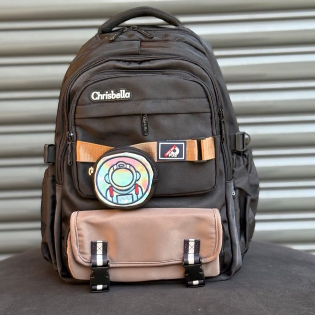 خرید اینترنتی قیمت کوله پشتی وارداتی اورجینال طرح فضانورد برند Chrisbella کد 4061001