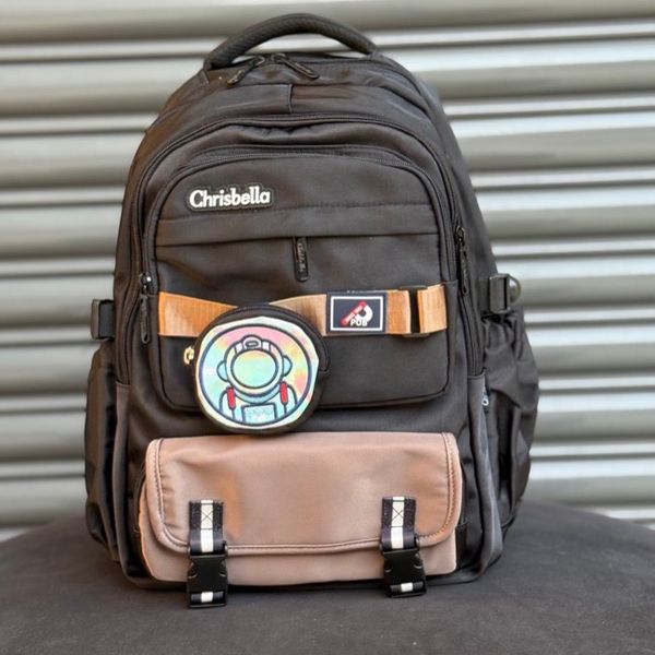 کوله پشتی وارداتی اورجینال طرح فضانورد برند Chrisbella کد 4061001