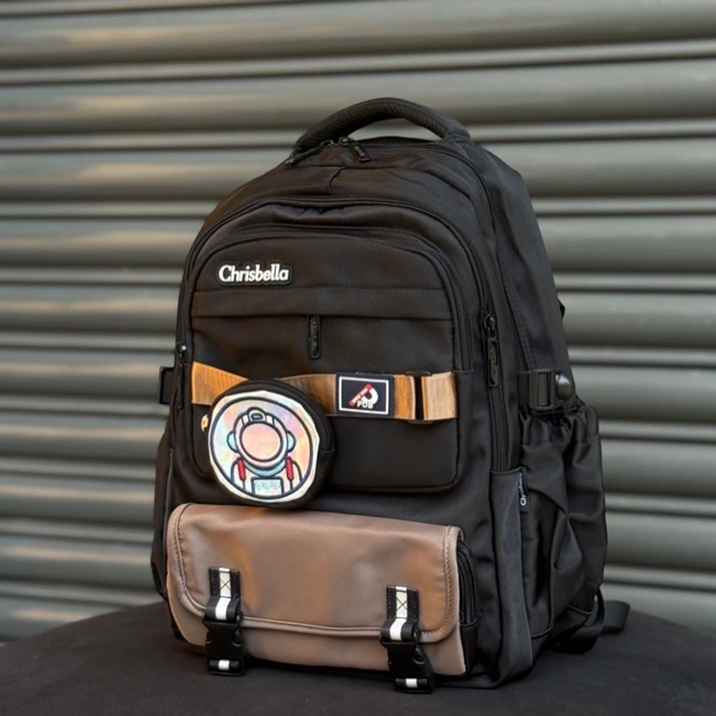 خرید اینترنتی قیمت کوله پشتی وارداتی اورجینال طرح فضانورد برند Chrisbella کد 4061001