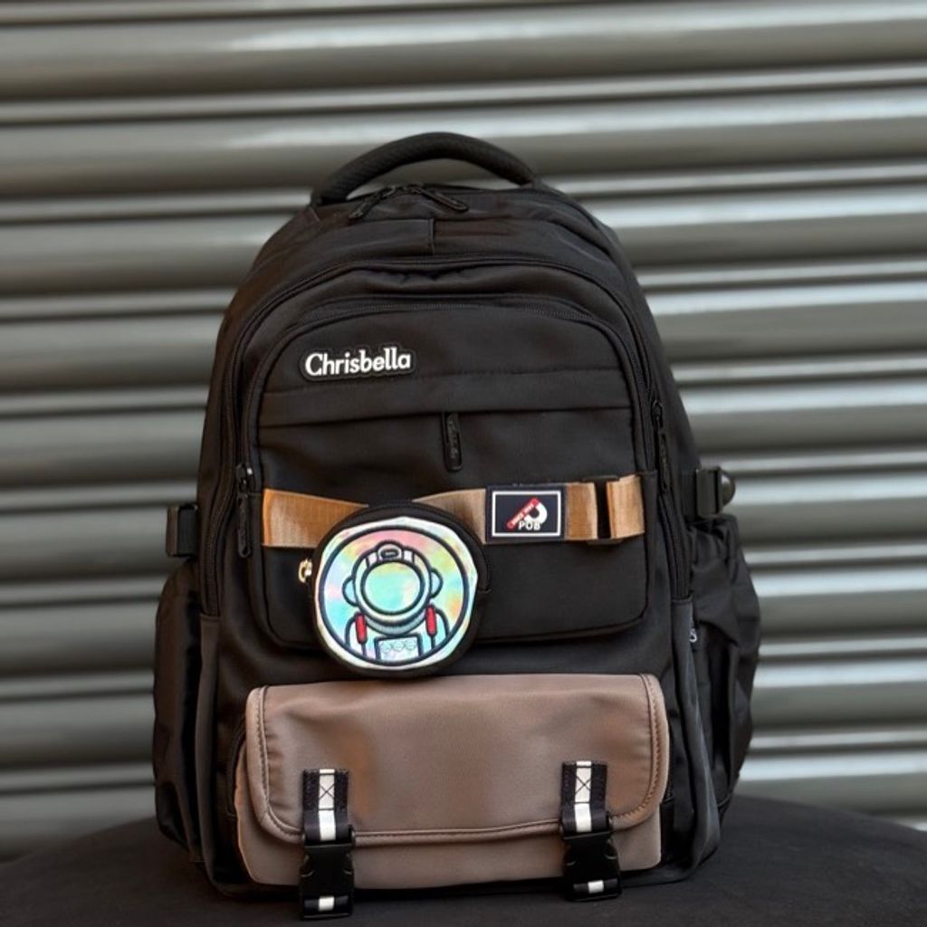خرید اینترنتی قیمت کوله پشتی وارداتی اورجینال طرح فضانورد برند Chrisbella کد 4061001