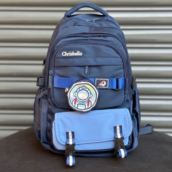 کوله پشتی وارداتی اورجینال طرح فضانورد برند Chrisbella کد 4061001