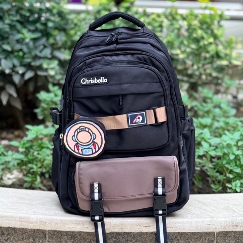 خرید اینترنتی قیمت کوله پشتی وارداتی اورجینال طرح فضانورد برند Chrisbella کد 4061001