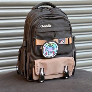 قیمت ارزان کوله پشتی وارداتی اورجینال طرح فضانورد برند Chrisbella کد 4061001