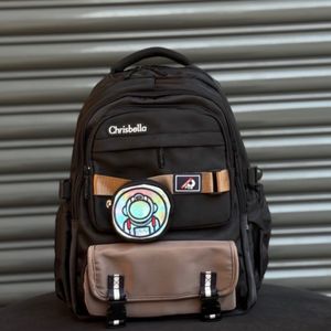 مشخصات کوله پشتی وارداتی اورجینال طرح فضانورد برند Chrisbella کد 4061001