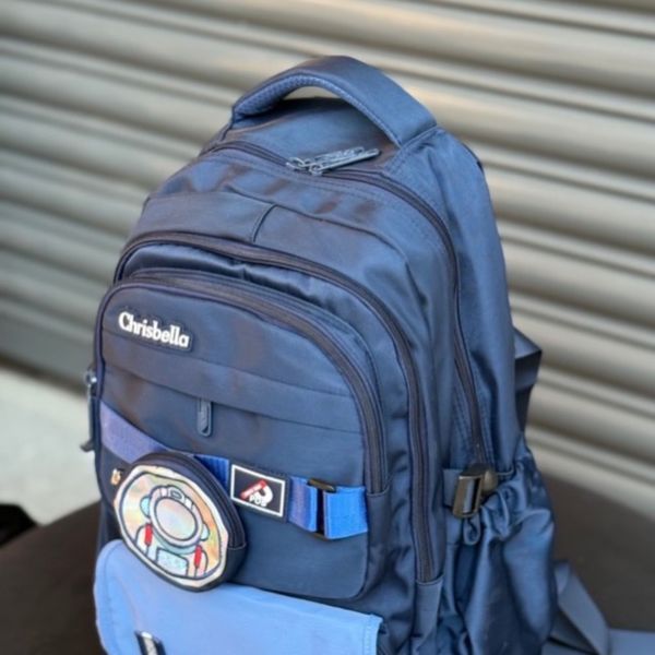 کوله پشتی وارداتی اورجینال طرح فضانورد برند Chrisbella کد 4061001