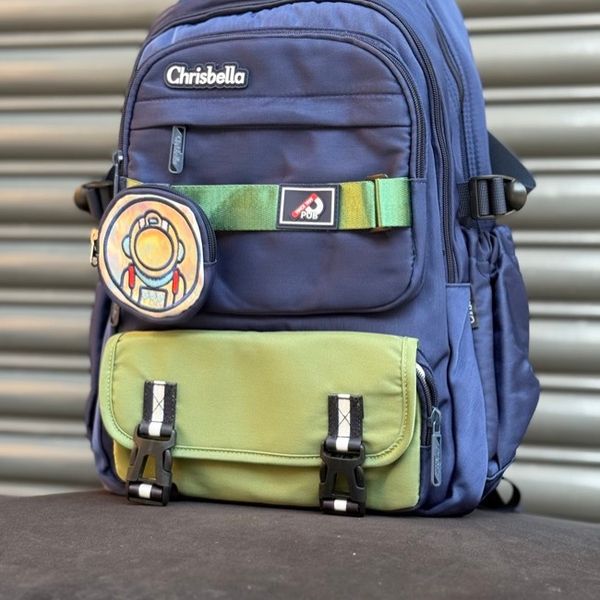 کوله پشتی وارداتی اورجینال طرح فضانورد برند Chrisbella کد 4061001