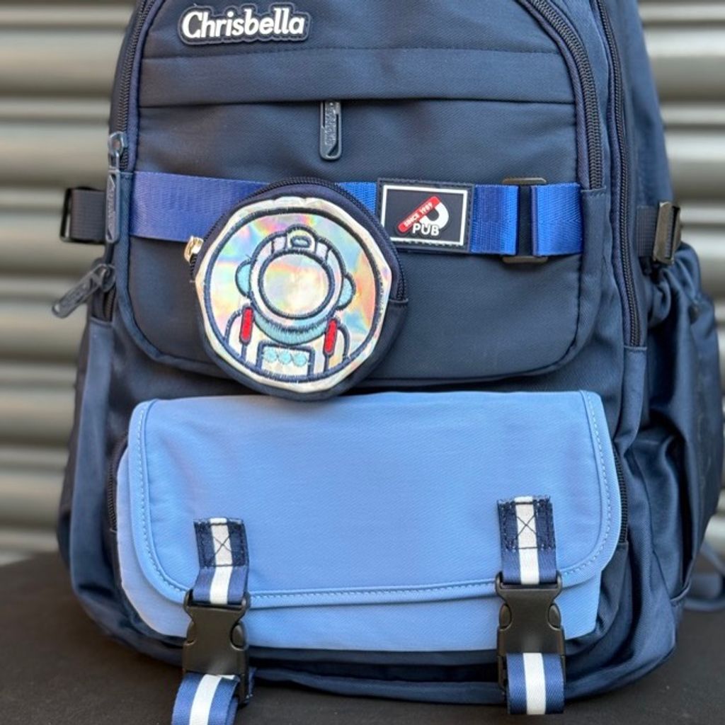 خرید اینترنتی قیمت کوله پشتی وارداتی اورجینال طرح فضانورد برند Chrisbella کد 4061001
