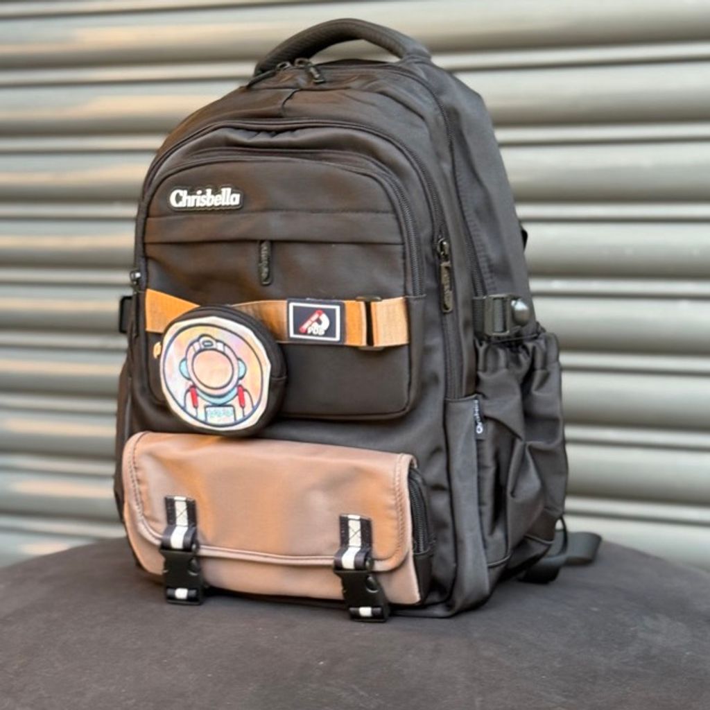 خرید اینترنتی قیمت کوله پشتی وارداتی اورجینال طرح فضانورد برند Chrisbella کد 4061001