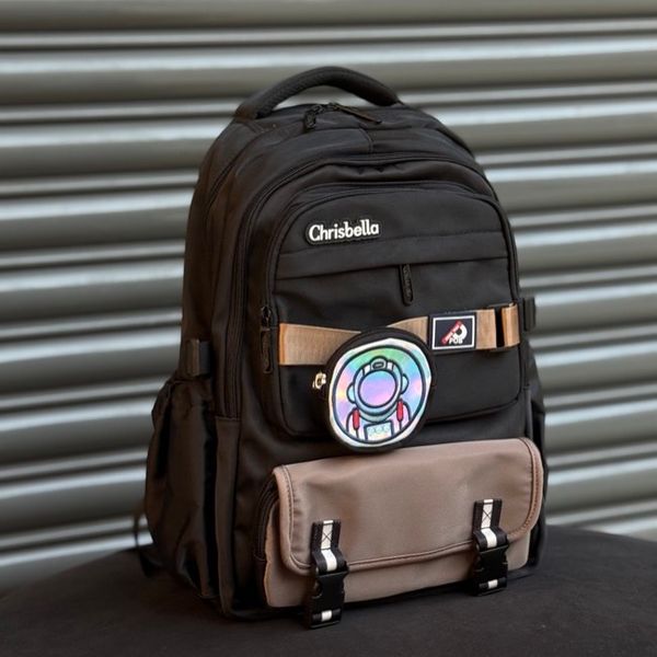 کوله پشتی وارداتی اورجینال طرح فضانورد برند Chrisbella کد 4061001