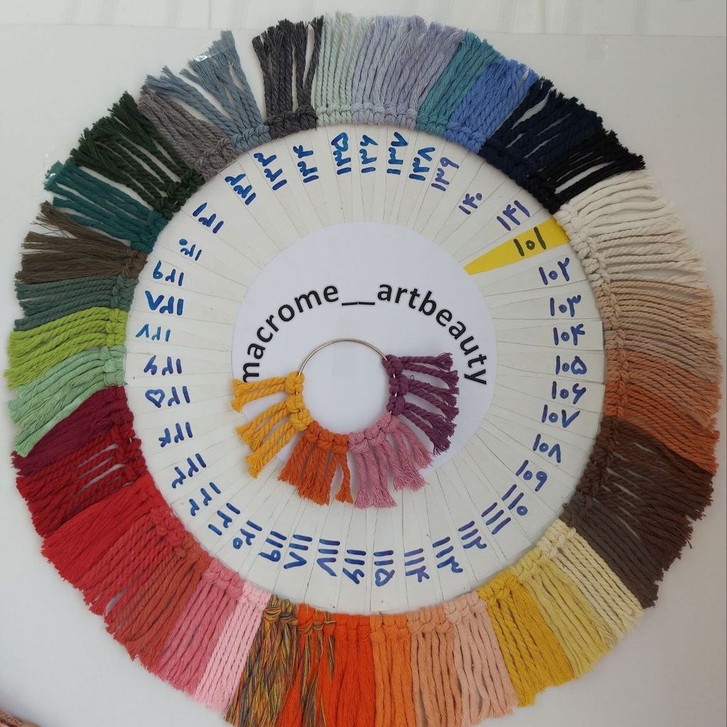 قیمت ارزان دیوارکوب اویز مکرومه دکوری طرح دوستی