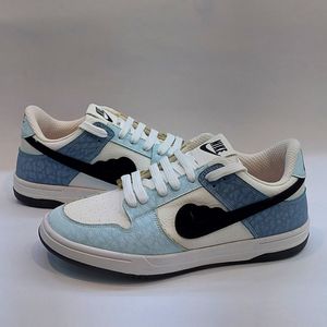 خرید اینترنتی کتونی نایک جردن وان قلبی آبی Nike Jordan 1