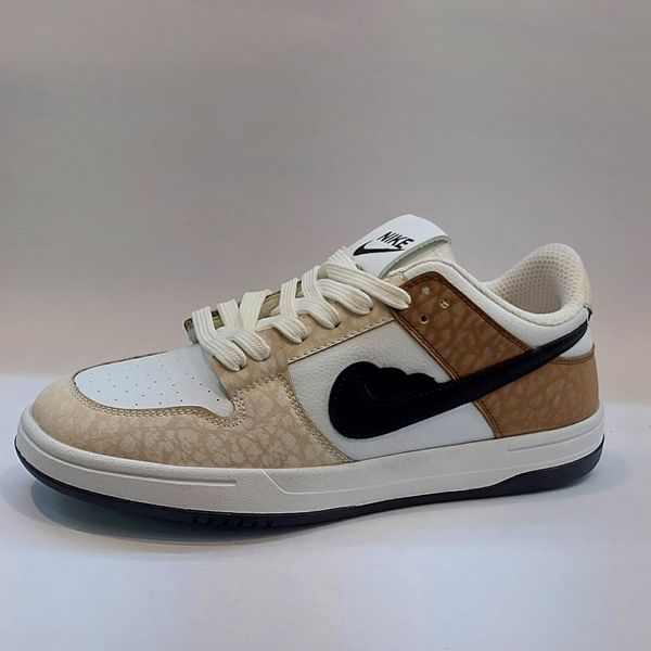 کتونی نایک جردن وان قلبی کرم قهوای Nike Jordan 1