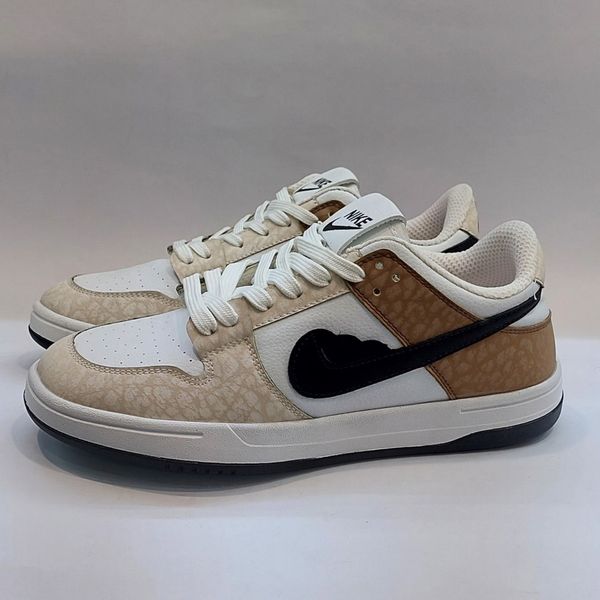 کتونی نایک جردن وان قلبی کرم قهوای Nike Jordan 1