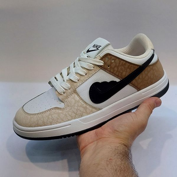 کتونی نایک جردن وان قلبی کرم قهوای Nike Jordan 1