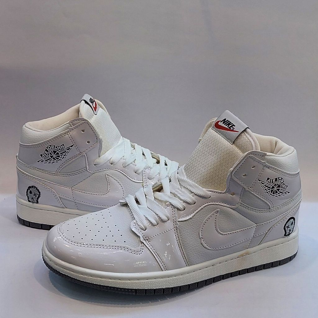 خرید انلاین کتونی نایک جردن وان ساقدار سفید Nike Jordan 1