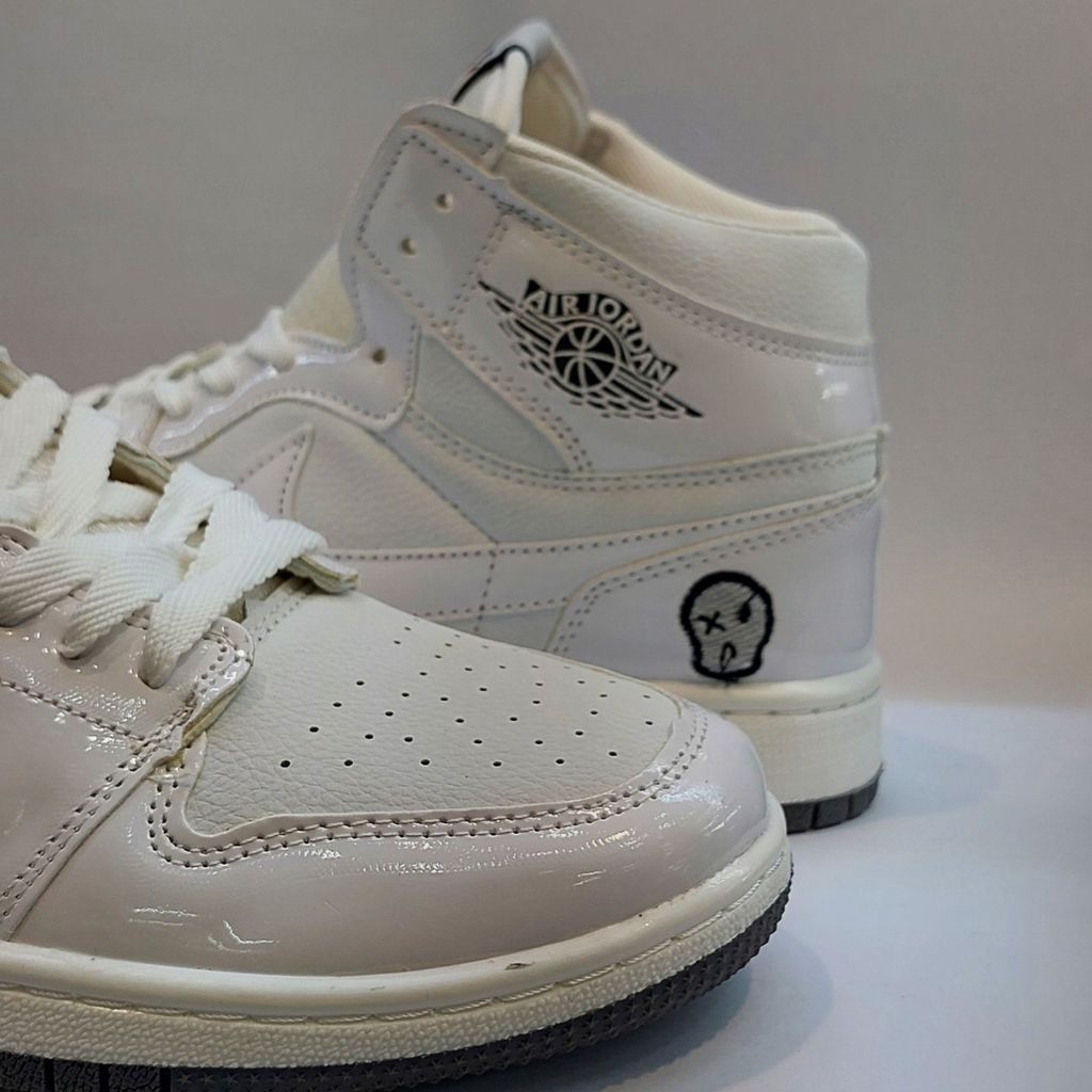 قیمت ارزان کتونی نایک جردن وان ساقدار سفید Nike Jordan 1